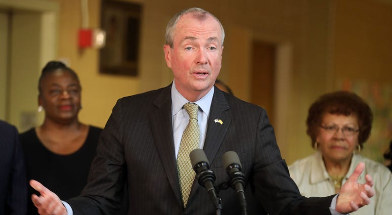 New Jersey Governor Phil Murphy during a press conference as he talks about the budget impasse. Governor Phil Murphy