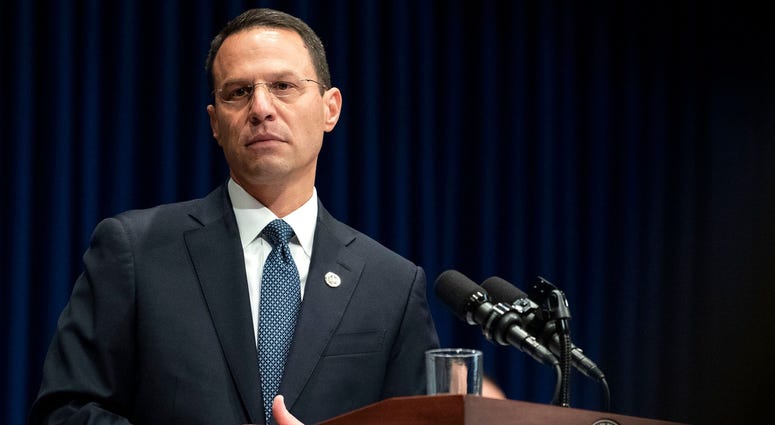 Attorney General Josh Shapiro outlined the findings of the grand jury investigation into six Catholic dioceses in Pennsylvania, Aug, 15, 2018. Attorney General Josh Shapiro