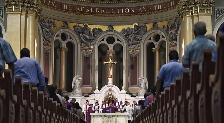 Ronald Gainer, bishop of the Catholic Diocese of Harrisburg, held a Mass of Forgiveness three days after the release of a sweeping grand jury report on clergy abuse around the state. Diocese of Harrisburg