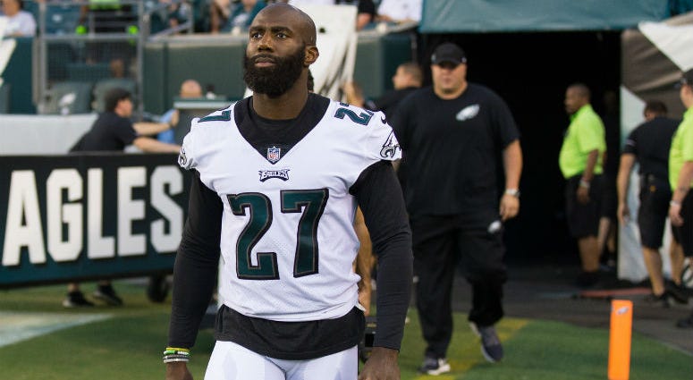 Aug 30, 2018; Philadelphia, PA, USA; Philadelphia Eagles defensive back Malcolm Jenkins (27) walks out of the tunnel after the national anthem before a game against the New York Jets at Lincoln Financial Field. Aug 30, 2018; Philadelphia, PA, USA; Philadelphia Eagles defensive back Malcolm Jenkins (27) walks out of the tunnel after the national anthem before a game against the New York Jets at Lincoln Financial Field.