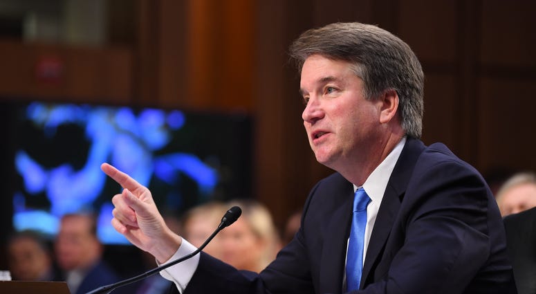 Supreme Court Associate Justice nominee Brett Kavanaugh appears before the Senate Judiciary Committee during his confirmation hearing. Brett Kavanaugh