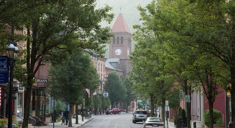 Jim Thorpe, Pa., is now thriving on tourism, including hiking, biking and whitewater rafting. Jim Thorpe, Pa., is now thriving on tourism, including hiking, biking and whitewater rafting.