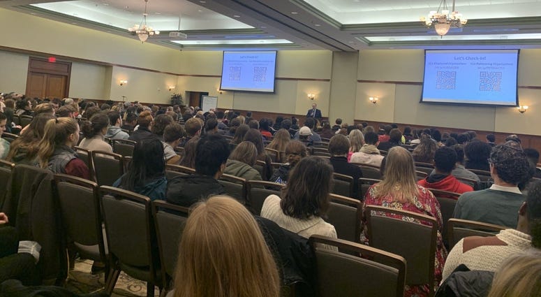 Rowan University held a forum on mental health and suicide after several students ended their lives on the campus this year. Rowan University held a forum on mental health and suicide after several students ended their lives on the campus this year.