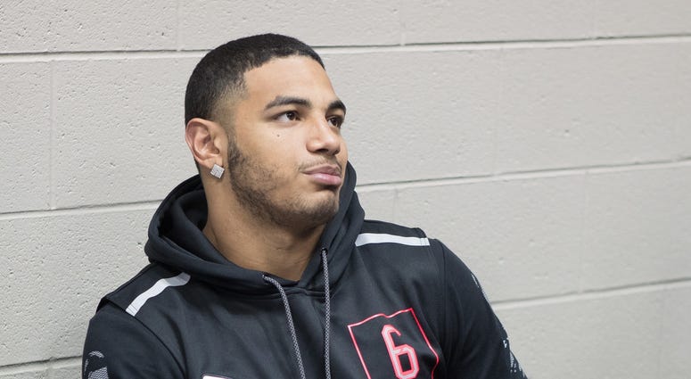 Temple linebacker Shaun Bradley speaks to the media during the 2020 NFL Combine in the Indianapolis Convention Center. Temple linebacker Shaun Bradley speaks to the media during the 2020 NFL Combine in the Indianapolis Convention Center.