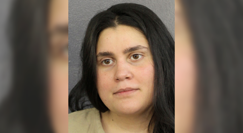 This undated booking photo from the Broward County Sheriff's Office, shows Sherry Tina Uwanawich. Sherry Tina Uwanawich