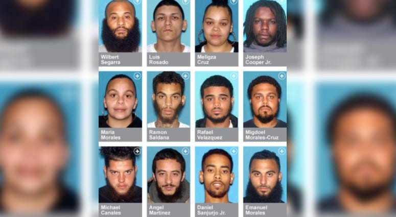 More than a dozen people have been indicted after law enforcement officials in New Jersey uncovered a family-run heroin and fentanyl operation as part of "Operation Strikeout." More than a dozen people have been indicted after law enforcement officials in New Jersey uncovered a family-run heroin and fentanyl operation as part of "Operation Strikeout."