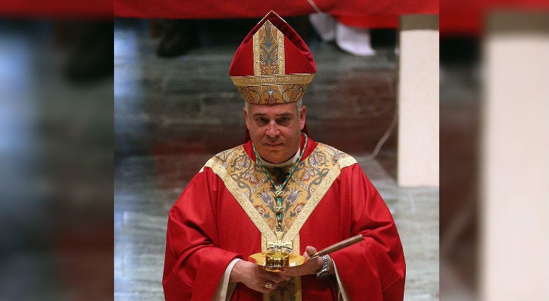 Bishop Nelson J. Perez officates over The Sacrament of Confirmation ceremony at The Church of St. Martin of Tours on December 7, 2012 in Bethpage, New York. Bishop Nelson J. Perez officates over The Sacrament of Confirmation ceremony at The Church of St. Martin of Tours on December 7, 2012 in Bethpage, New York.