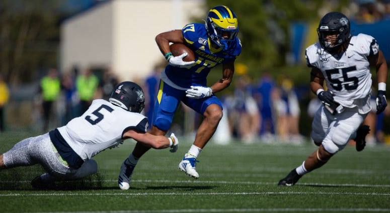 Delaware freshman wide receiver Jourdan Townsend. Delaware freshman wide receiver Jourdan Townsend.
