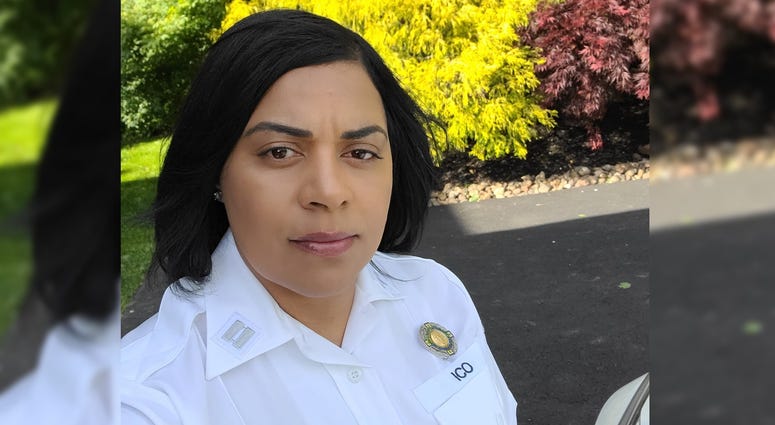 Philadelphia Fire Department Capt. April Smallwood, infection control officer April Smallwood