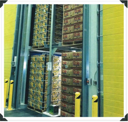 One of M. Levin’s six state-of-the-art ripening rooms. banana ripe room