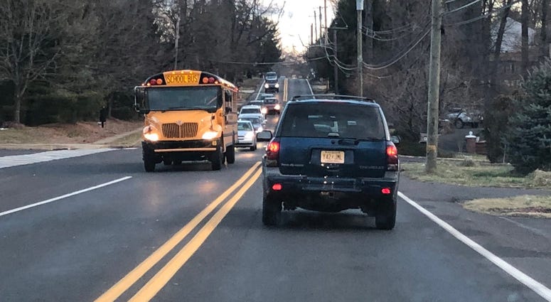 Police in Bensalem are riding on buses to crack down on drivers who ignore the flashing stop lights. Police in Bensalem are riding on buses to crack down on drivers who ignore the flashing stop lights.