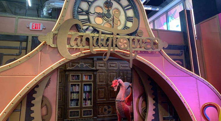 Entrance to Candytopia. Entrance to Candytopia.