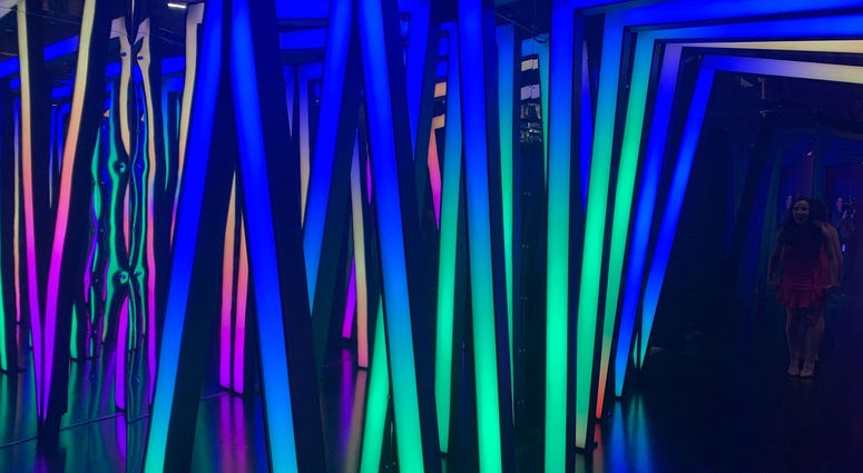 A colorful passageway in Candytopia. A colorful passageway in Candytopia.