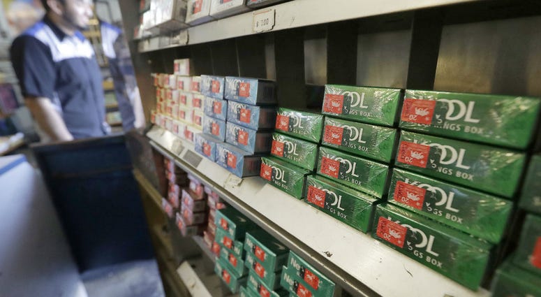 This May 17, 2018 file photo shows packs of menthol cigarettes and other tobacco products at a store in San Francisco. This May 17, 2018 file photo shows packs of menthol cigarettes and other tobacco products at a store in San Francisco.