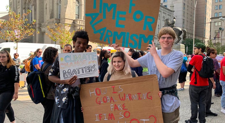 Thousands of Philadelphia and Philadelphia-area students skipped school Friday to gather at City Hall in solidarity with a global Climate Strike of young people all around the world. Thousands of Philadelphia and Philadelphia-area students skipped school Friday to gather at City Hall in solidarity with a global Climate Strike of young people all around the world.