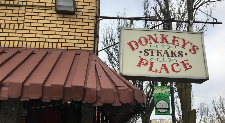 Donkeys place in Camden, N.J. Donkeys place in Camden, N.J.