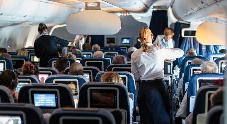 The Thanksgiving holiday is one of the busiest weeks for airlines. Airplane Passengers