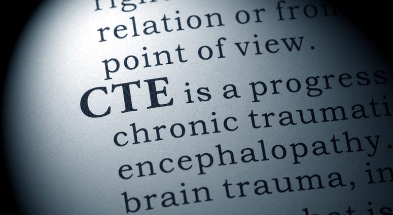 CTE is a brain condition caused by repeated football trauma. CTE