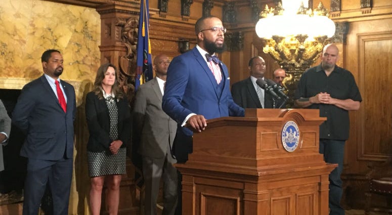 Pennsylvania's lieutenant governor appointed Brandon Flood, a political insider in Harrisburg and a former inmate, to be new secretary of the Board of Pardons. Pennsylvania's lieutenant governor appointed Brandon Flood, a political insider in Harrisburg and a former inmate, to be new secretary of the Board of Pardons.