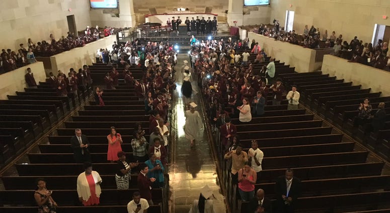 All this year's Girard College graduating seniors are college bound. Girard College graduating seniors