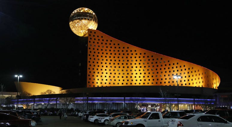 The Golden Moon Hotel and Casino, part of the Pearl River Resort is lit in Philadelphia, Miss. The Golden Moon Hotel and Casino, part of the Pearl River Resort is lit in Philadelphia, Miss.