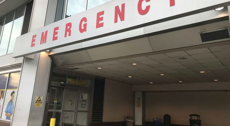 Hahnemann University Hospital has released a closure timeline. Hahnemann University Hospital emergency entrance