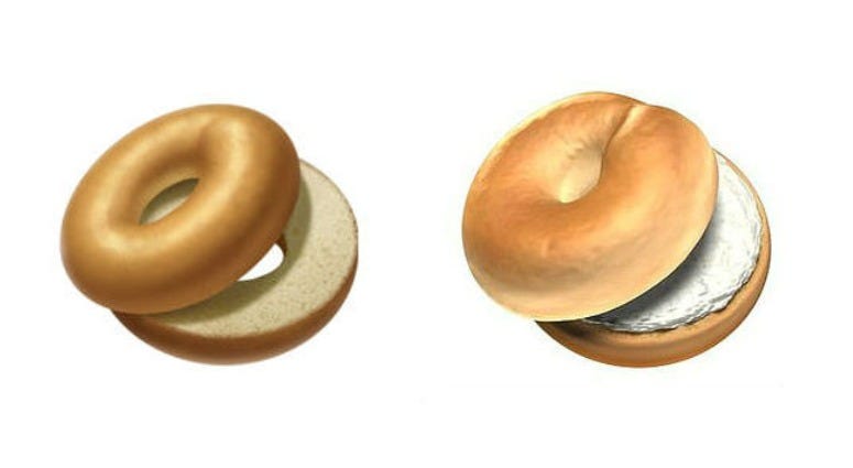 Apple added cream cheese to its newly released bagel emoji after public outcry. Apple's bagel emoji