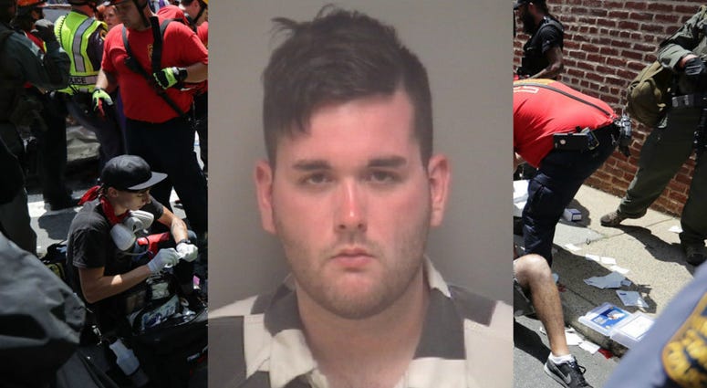 James Fields, Jr. is charged with first-degree murder and other crimes after prosecutors say he intentionally drove his car into a crowd of people during the 2017 "Unite the Right" rally in Charlottesville. James Alex Fields Jr
