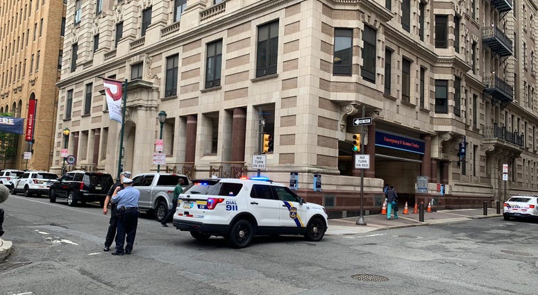 An off-duty Philadelphia police officer was shot in the leg and taken to Jefferson University Hospital. Jefferson University Hospital