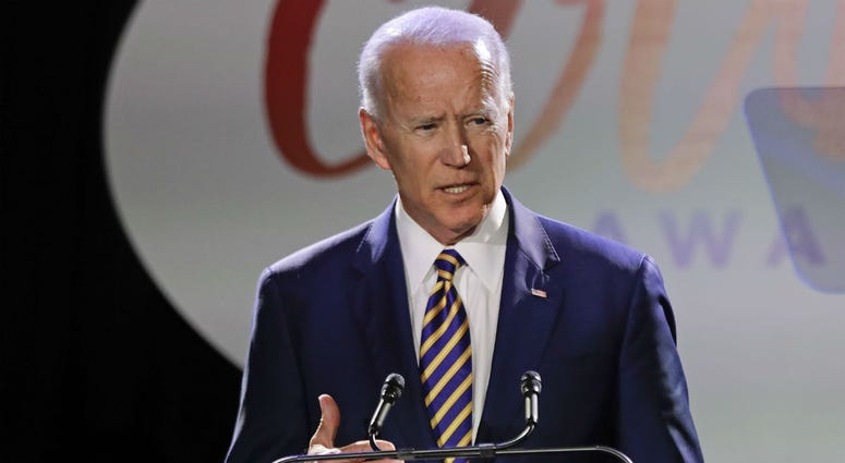 Former Vice President Joe Biden speaks at the Biden Courage Awards Tuesday, March 26, 2019, in New York. Former Vice President Joe Biden speaks at the Biden Courage Awards Tuesday, March 26, 2019, in New York.