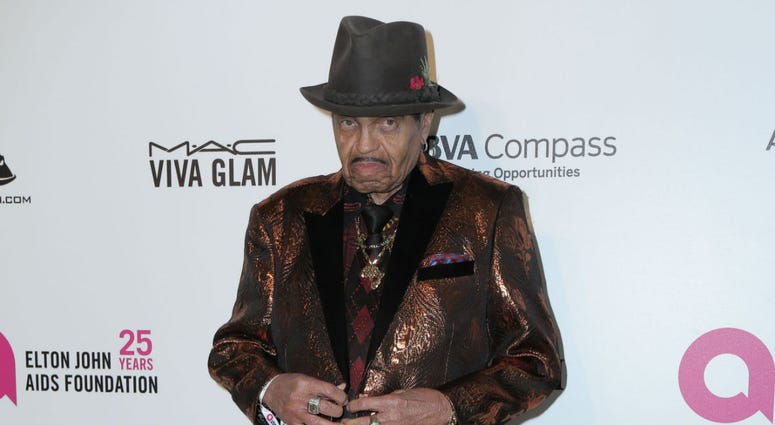 Joe Jackson is shown at the 26th Annual Elton John Academy Awards Viewing Party held at West Hollywood Park on March 4, 2018. Joe Jackson is shown at the 26th Annual Elton John Academy Awards Viewing Party held at West Hollywood Park on March 4, 2018.