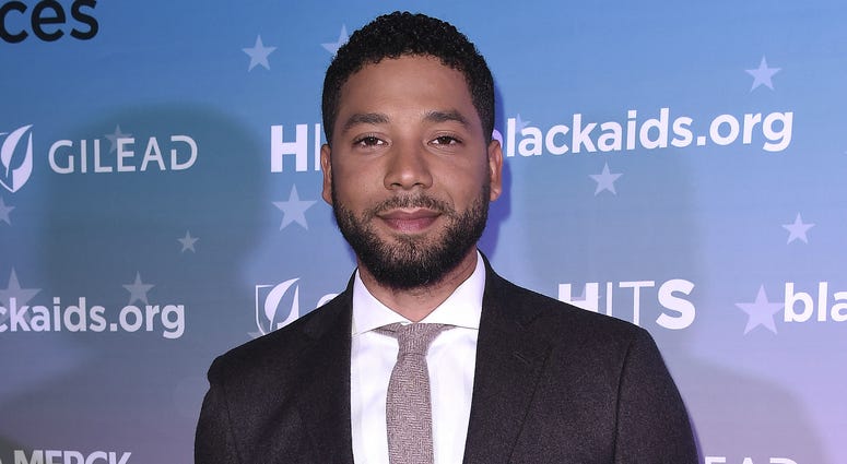 Jussie Smollett at The The Black AIDS Insitute 2018 Hosts Heroes in The Struggle Gala at The California African-American Museum on December 1, 2018 in Los Angeles, California. Jussie Smollett at The The Black AIDS Insitute 2018 Hosts Heroes in The Struggle Gala at The California African-American Museum on December 1, 2018 in Los Angeles, California.