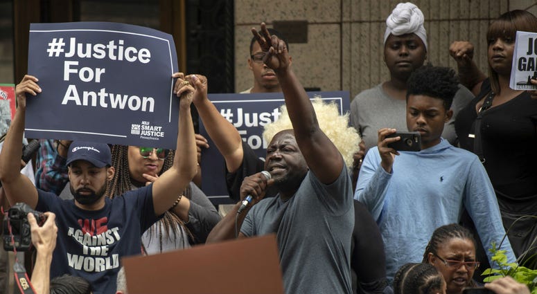 Protests in Pittsburgh, PA following fatal shooting of Antwon Rose, an unarmed black 17-year-old. Protests in Pittsburgh, PA following fatal shooting of Antwon Rose, an unarmed black 17-year-old.