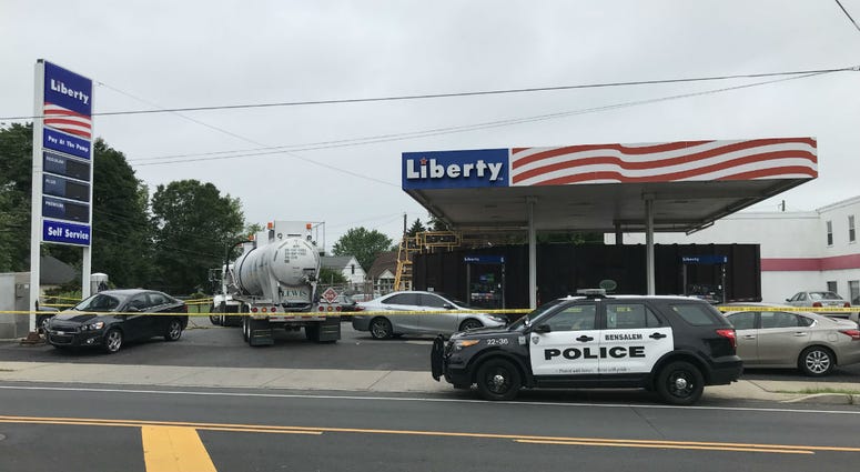 Liberty gas station and Vigilante Service Center in the 1200 block of Bristol Pike Liberty gas station and Vigilante Service Center in the 1200 block of Bristol Pike