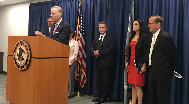 U.S. Attorney McSwain charges Jeffery Blackwell, who was Community Affairs Director for the City Controller’s office, with wire fraud, bribery and filing false tax returns. U.S. Attorney McSwain charges Jeffery Blackwell, who was Community Affairs Director for the City Controller’s office, with wire fraud, bribery and filing false tax returns.