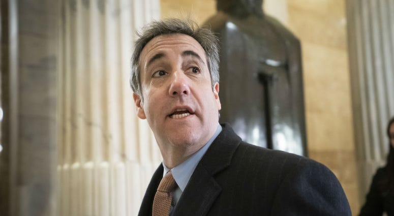 In this March 6, 2019 file photo, Michael Cohen, President Donald Trump's former lawyer, returns to testify on Capitol Hill in Washington. In this March 6, 2019 file photo, Michael Cohen, President Donald Trump's former lawyer, returns to testify on Capitol Hill in Washington.