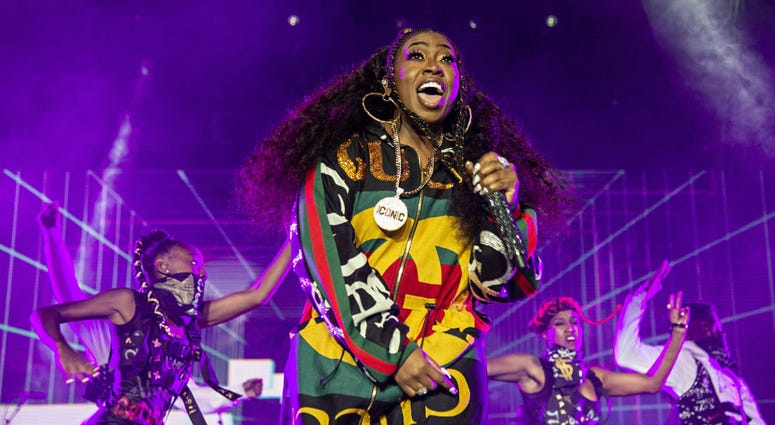 Missy Elliott performs at the 2018 Essence Festival in New Orleans. Missy Elliott performs at the 2018 Essence Festival in New Orleans.