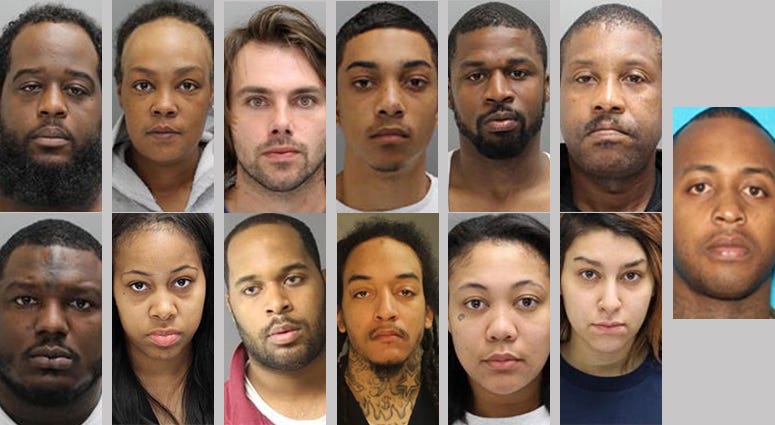 Top (L-R) Theodore Gaines, Sheena Byrd, Dustin Gilmour, Cory Scott, Michael Gaffney, Anthony Pollitt. Below (L-R) Robert Thorn, Kadesah Wright, Farid Brown, Amir Green, Juanna Taylor, Julie Arthin. Right - Willie Webster.