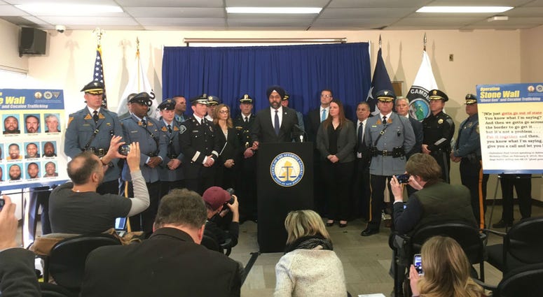 N.J. Attorney General Gurbir Grewal announces the first “ghost gun” seizures and arrests, under a new law banning untraceable weapons. N.J. Attorney General Gurbir Grewal announces the first “ghost gun” seizures and arrests, under a new law banning untraceable weapons.