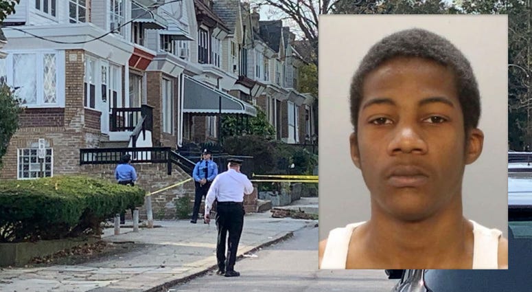 Image of Nikeem Leach is inset within an image of the block in Overbrook where where he shot his 11-year-old brother. Image of Nikeem Leach is inset within an image of the block in Overbrook where where he shot his 11-year-old brother.