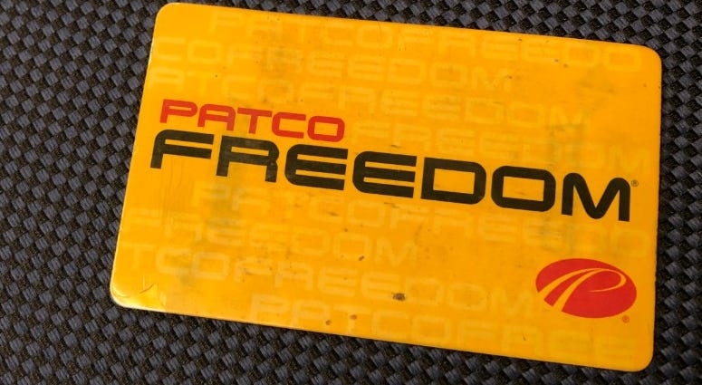 PATCO Freedom fare card PATCO Freedom fare card