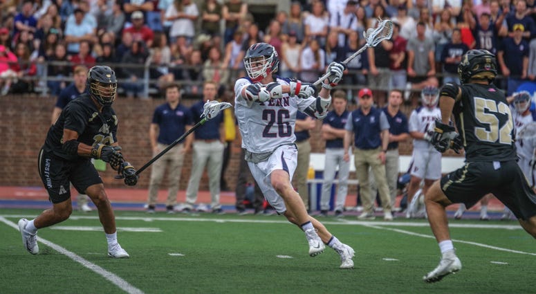 Penn freshman midfielder Sam Handley Penn freshman midfielder Sam Handley