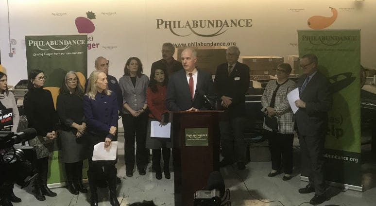 U.S. Sen. Bob Casey, D-Pa., applauded the commonwealth's decision to give food assistance recipients their February benefits in January. U.S. Sen. Bob Casey, D-Pa., applauded the commonwealth's decision to give food assistance recipients their February benefits in January.