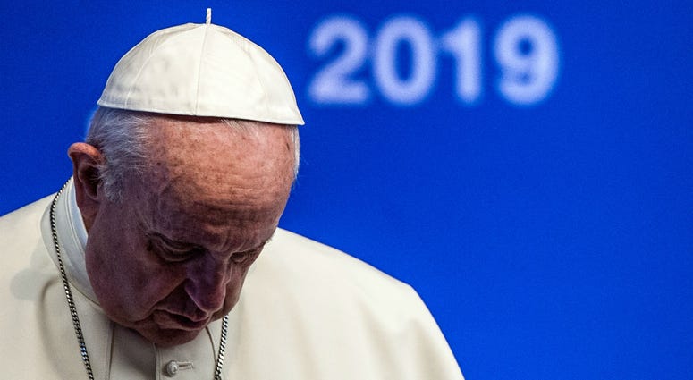 Pope Francis attends the Governing Council of the International Fund for Agricultural Development (IFAD), a United Nations agency, in Rome. Pope Francis attends the Governing Council of the International Fund for Agricultural Development (IFAD), a United Nations agency, in Rome.
