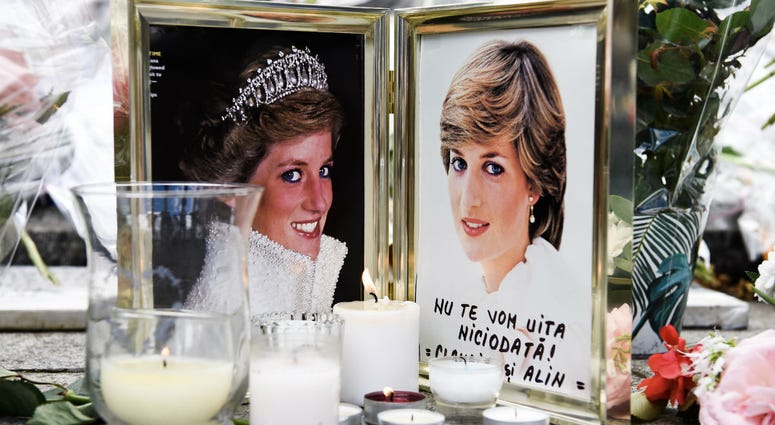 Flowers, candles and photos are seen in commemoration of the Princess Diana in Paris, France on Aug. 31, 2017. Flowers, candles and photos are seen in commemoration of the Princess Diana in Paris, France on Aug. 31, 2017.