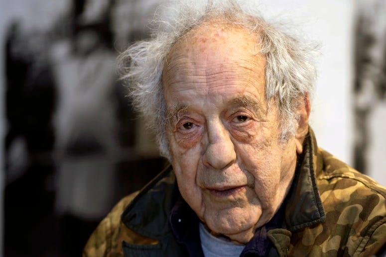 Photographer and filmmaker Robert Frank appears at the opening of the exhibition featuring his work, "Robert Frank: Books and Films, 1947–2016," at New York University's Tisch School of the Arts in New York. Photographer and filmmaker Robert Frank appears at the opening of the exhibition featuring his work, "Robert Frank: Books and Films, 1947–2016," at New York University's Tisch School of the Arts in New York.