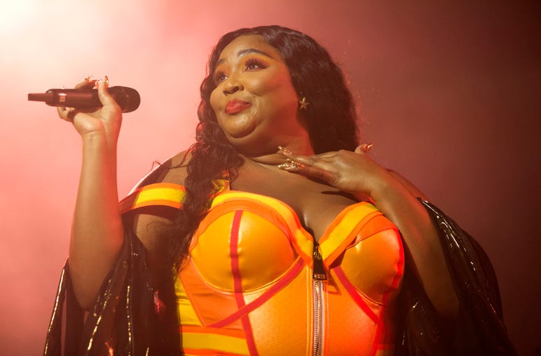 Lizzo performs at The Met in Philadelphia. Lizzo performs at The Met in Philadelphia.