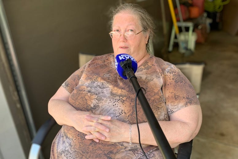 Bev says some of the customers where she works are pretty disrespectful to her and other cashiers when asked to put on a mask. Bev says some of the customers where she works are pretty disrespectful to her and other cashiers when asked to put on a mask.