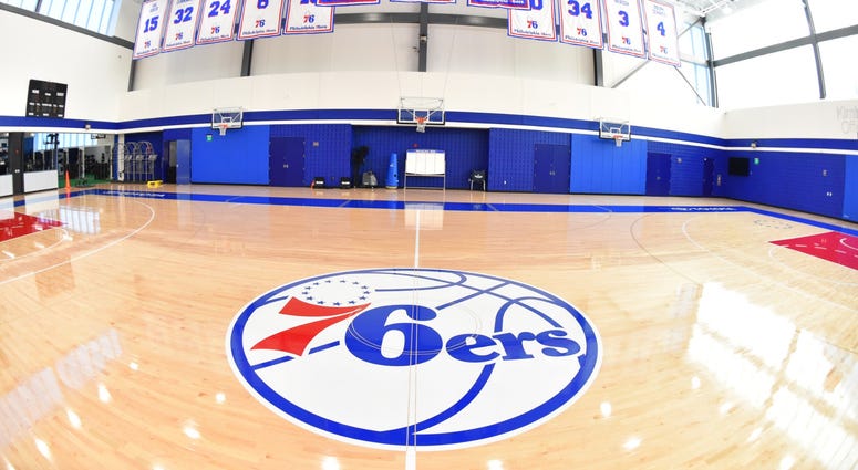 An interior overall view of the Sixers Training Complex in Camden, New Jersey on Dec. 14, 2017. Sixers practice facility