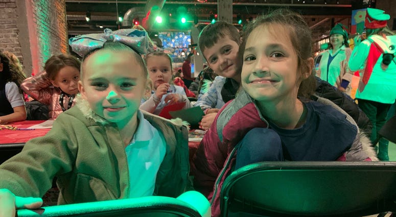 Officers from the 26th District held their annual Christmas party at The Fillmore for kids from a dozen elementary schools in Fishtown, Kensington and Northern Liberties, Dec. 11, 2019. 26th Police District Christmas Party